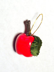 lacqured red apple 25mm