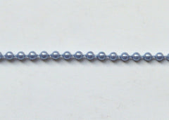 blue fused pearl string beads