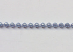 Dusty Blue String Beads 4mm
