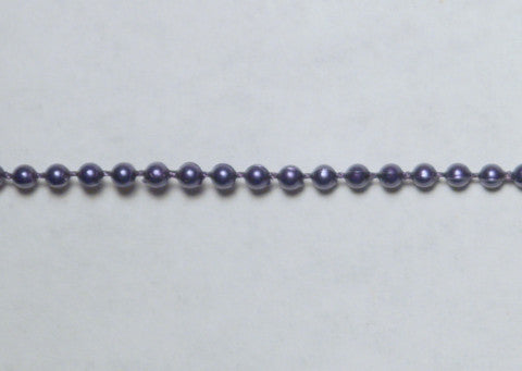Purple Fused Pearl String Beads 2.5mm 36 Yards