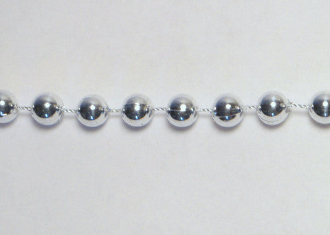 Silver Fused Pearl String Beads 6mm 36 Yards