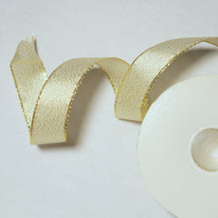 Gold Mesh Wired Ribbon