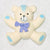 Resin White Teddy Bear Cabochon 1'' 10pcs