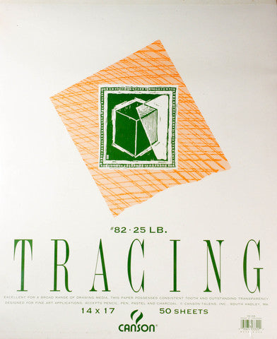 Canson Tracing Paper Pads 14x17 25lb 50 Sheets