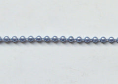 blue fused pearl string beads