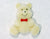 Flocked Miniature Teddy Bears Flat Yellow 1.25'' 12pcs