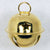 Gold Jingle Bells with Stars 12pcs