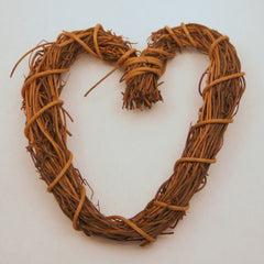 Grapevine Heart Wreath 6'' 1pcs