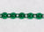 Green Fused Pearl String Half Beads 6mm 36 Yards