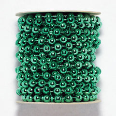 Green Fused Pearl String Beads 10mm 11 Yards