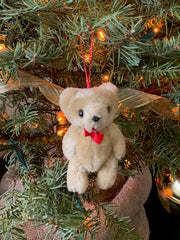 Jointed Plush Teddy Bear 4'' 6pcs