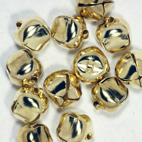 0.5 Inch Gold Craft Jingle Bells Bulk