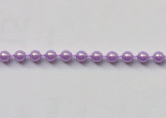 Lavender Fused Pearl String Beads 4mm 36 Yards