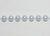Light Blue Fused Pearl String Beads 6mm 36 Yards