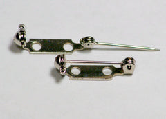 Nickel Pin Backs 0.75''