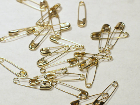 Gold Safety Pins