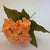 Peach Dogwood Silk Flowers 1''