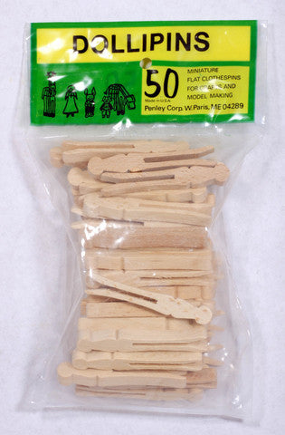Formosa Crafts - Penley Hardwood Clothespins 2.5 Inches Made in USA