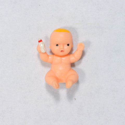 Miniature Sitting Plastic Baby with Bottle 1.25'' 144pcs