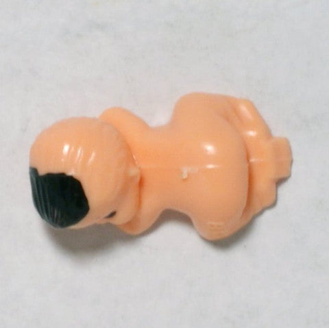 Miniature Sleeping Plastic Babies Black Hair 1.25'' 144pcs