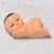 Miniature Sleeping Plastic Babies Black Hair 1.25'' 144pcs