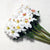 White Poinsettia Silk Flowers 1.5''