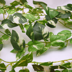Silk Green Pothos Wired Garlands 