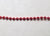 Red Fused Pearl String Beads 2.5mm 36 Yards