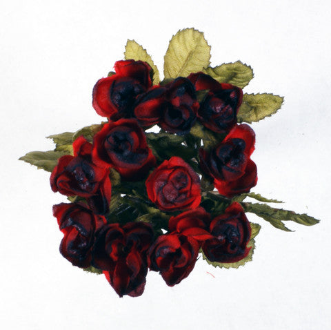 Red Mini Rose Silk Flowers 0.5''