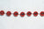 Red Fused Pearl String Beads 10mm 