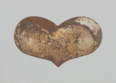 Rusty Tin Heart Cutout 2.25'' 6pcs