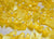 Miniature Yellow Satin Ribbon Bows with Bead 1'' 144pcs