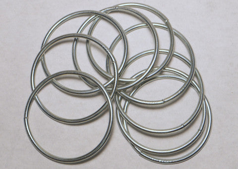 Buy Steel Metal O-rings Welded Metal Loops Round Formed Rings Silver Color  Bag Holder, Macramé and Crafting Loop Heavy Duty Multiple Sizes Online in  India - Etsy