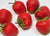 plastic strawberries 2''
