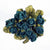 Teal Mini Rose Silk Flowers 0.5''