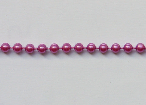 Wine Fused Pearl String Beads 4mm 36 Yards