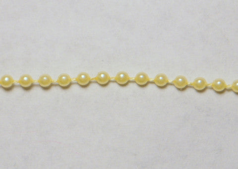 Formosa Crafts - Yellow Pearl String Beads 2.5mm 36 Yards